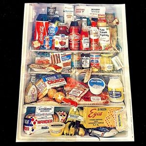VINTAGE 1977 Xerox Refrigerator Food Spoof Poster